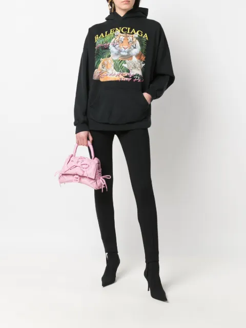 balenciaga moletom com capuz cream