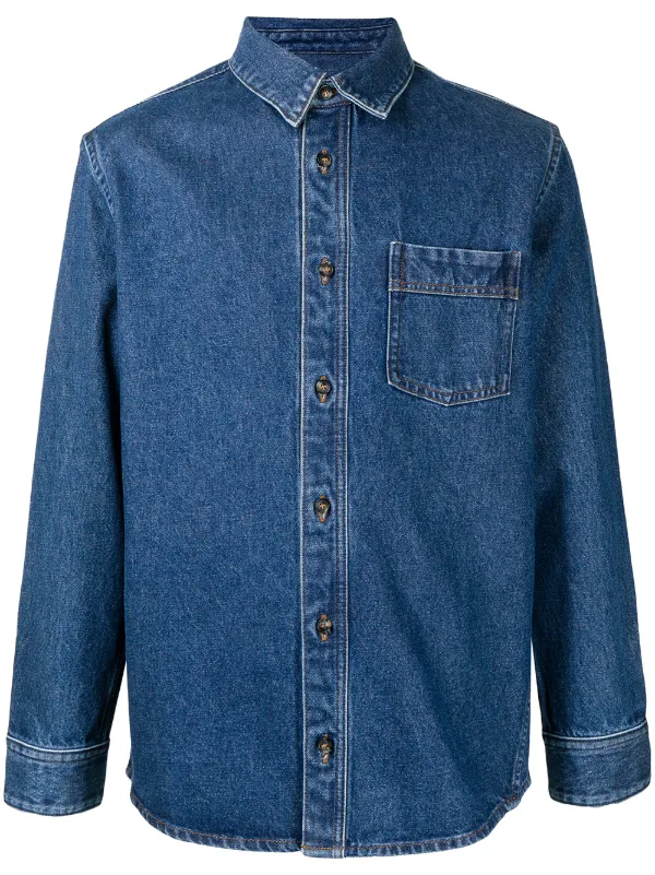 A.P.C. long-sleeve Denim Shirt - Farfetch