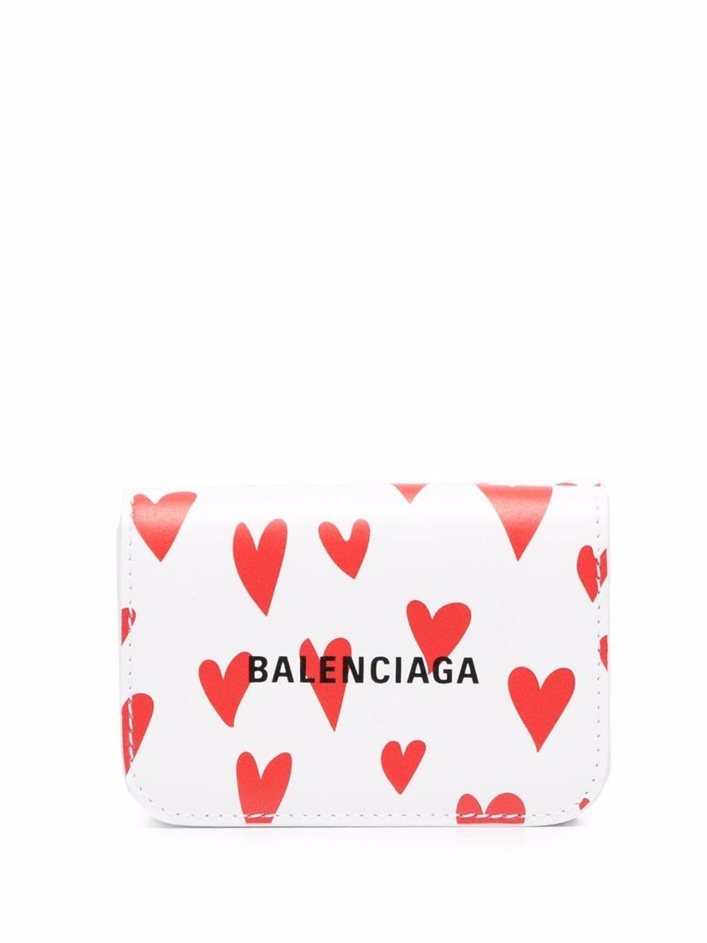 фото Balenciaga мини-кошелек cash с принтом