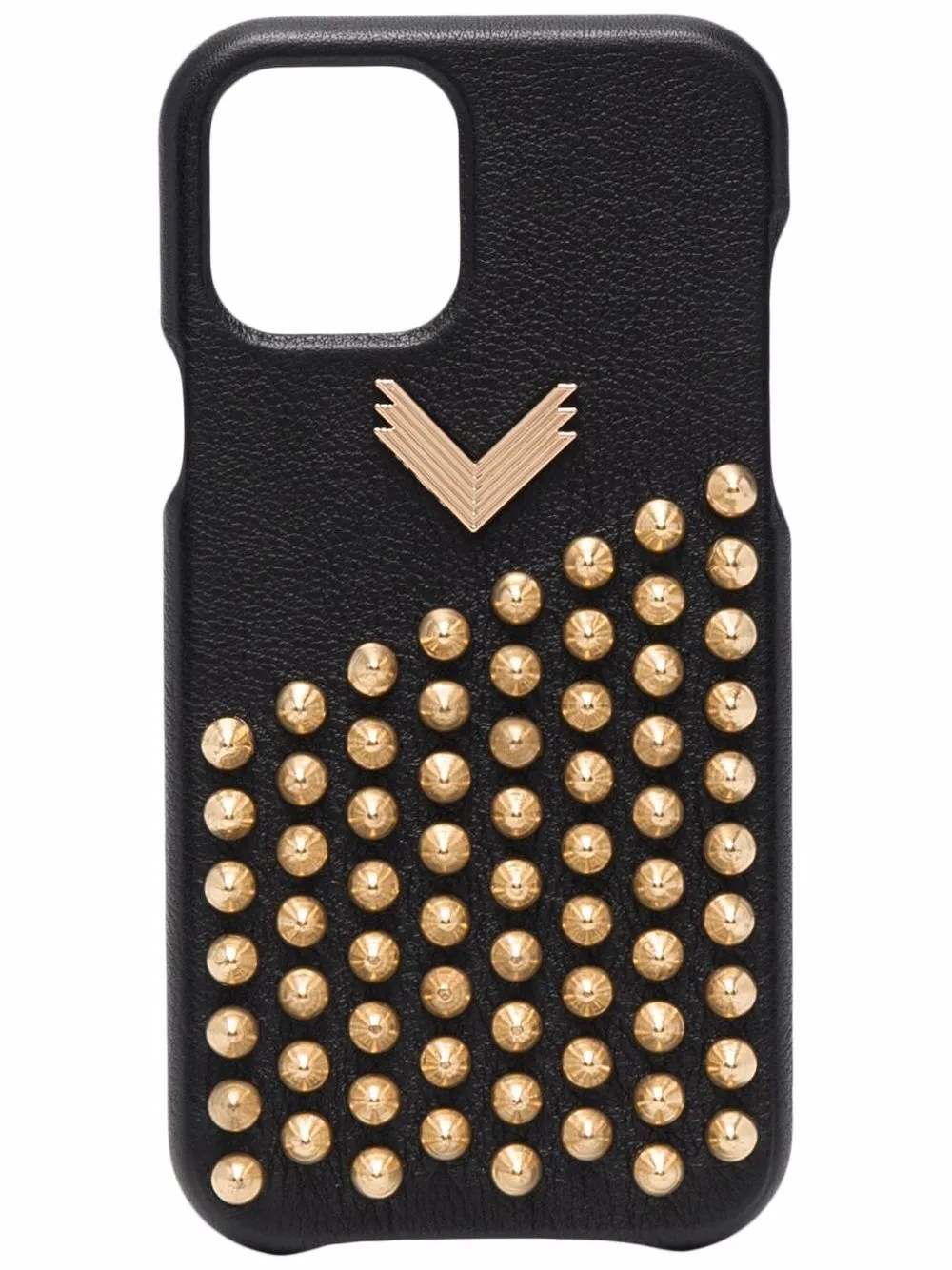

Manokhi funda para iPhone 12 Pro con apliques - Negro
