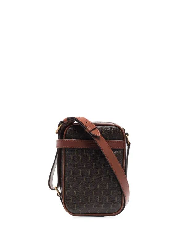 Saint Laurent Monogram Print Crossbody Bag - Farfetch