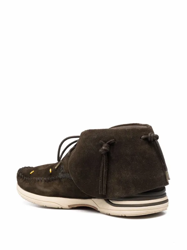 Visvim Lhamo Desert Boots | Green | FARFETCH