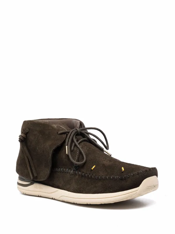 Visvim Lhamo Desert Boots | Green | FARFETCH