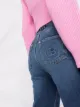 Balmain logo embroidered denim jeans