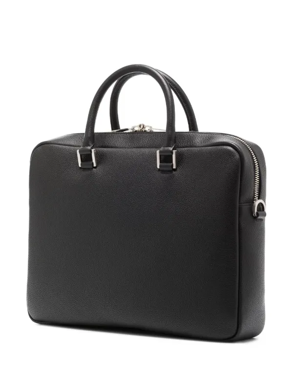 Saint Laurent Sac De Jour Leather Briefcase Black FARFETCH IE