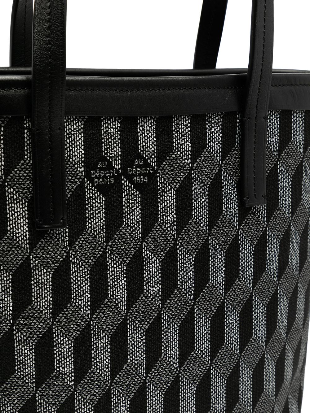 фото Au départ geometric-print tote bag