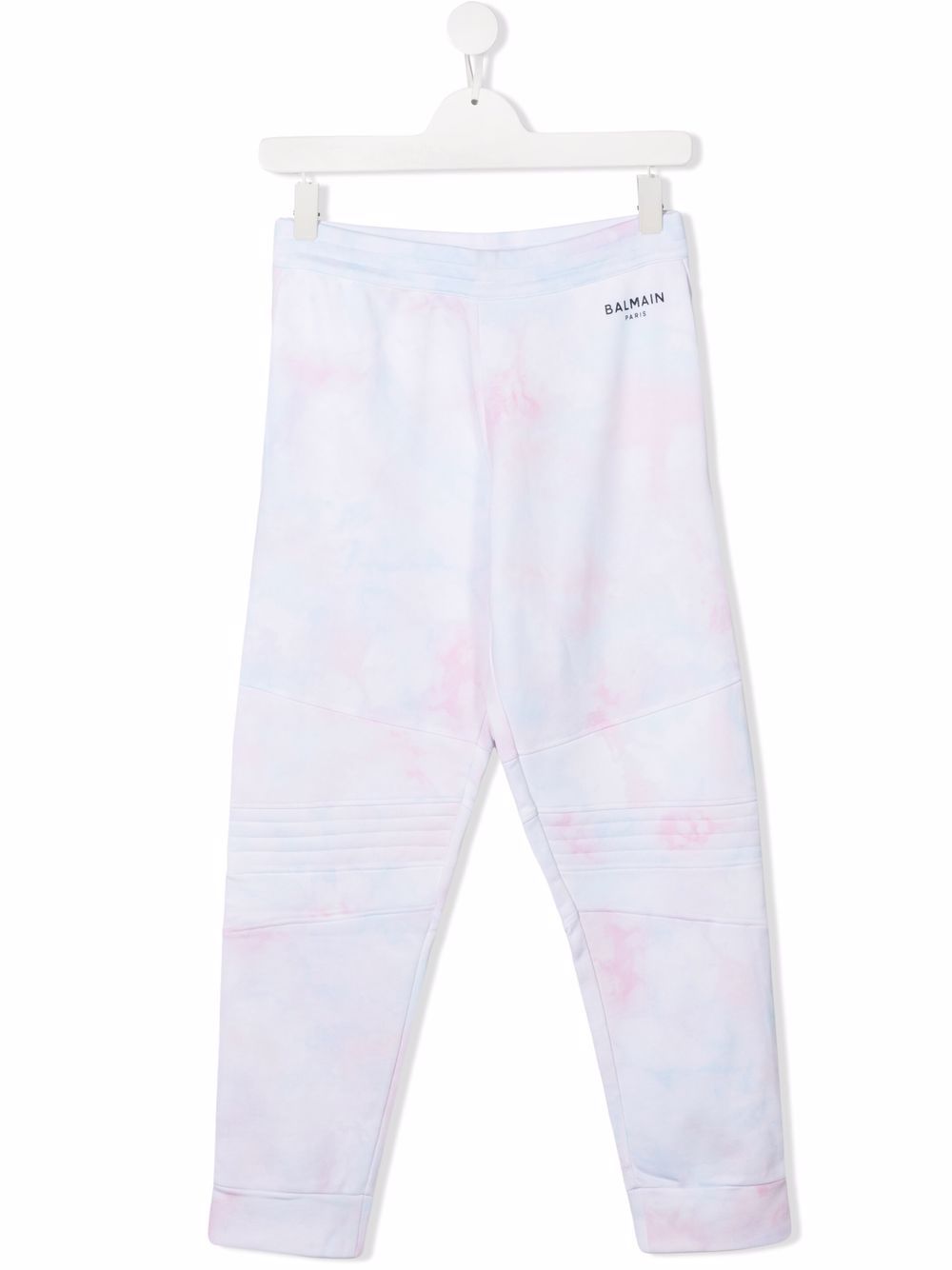 

Balmain Kids pants con parche del logo estampado - Blanco