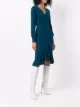 DVF Diane von Furstenberg wrap knitted midi dress