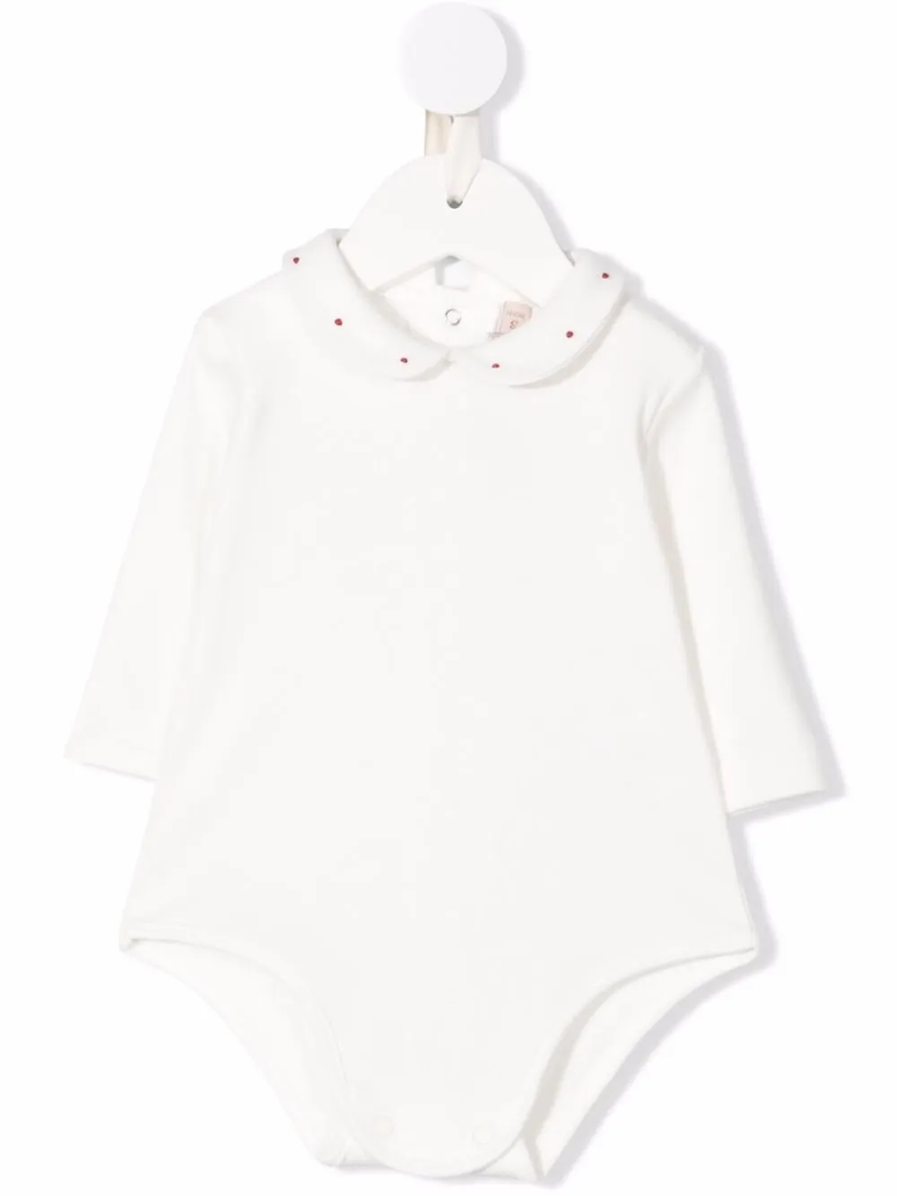 

La Stupenderia body con cuello redondo - Blanco