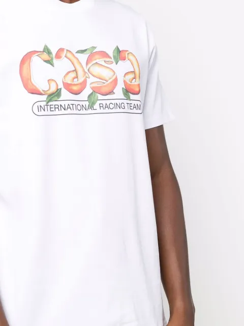Casablanca Orange Peel Organic Cotton T 