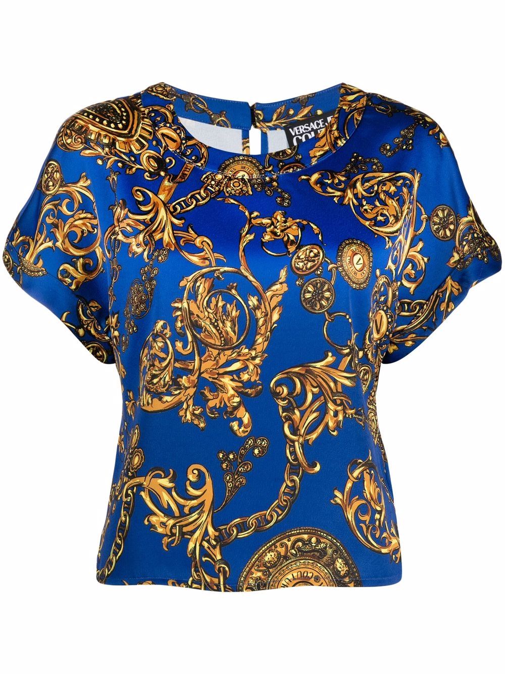 фото Versace jeans couture футболка с принтом regalia baroque