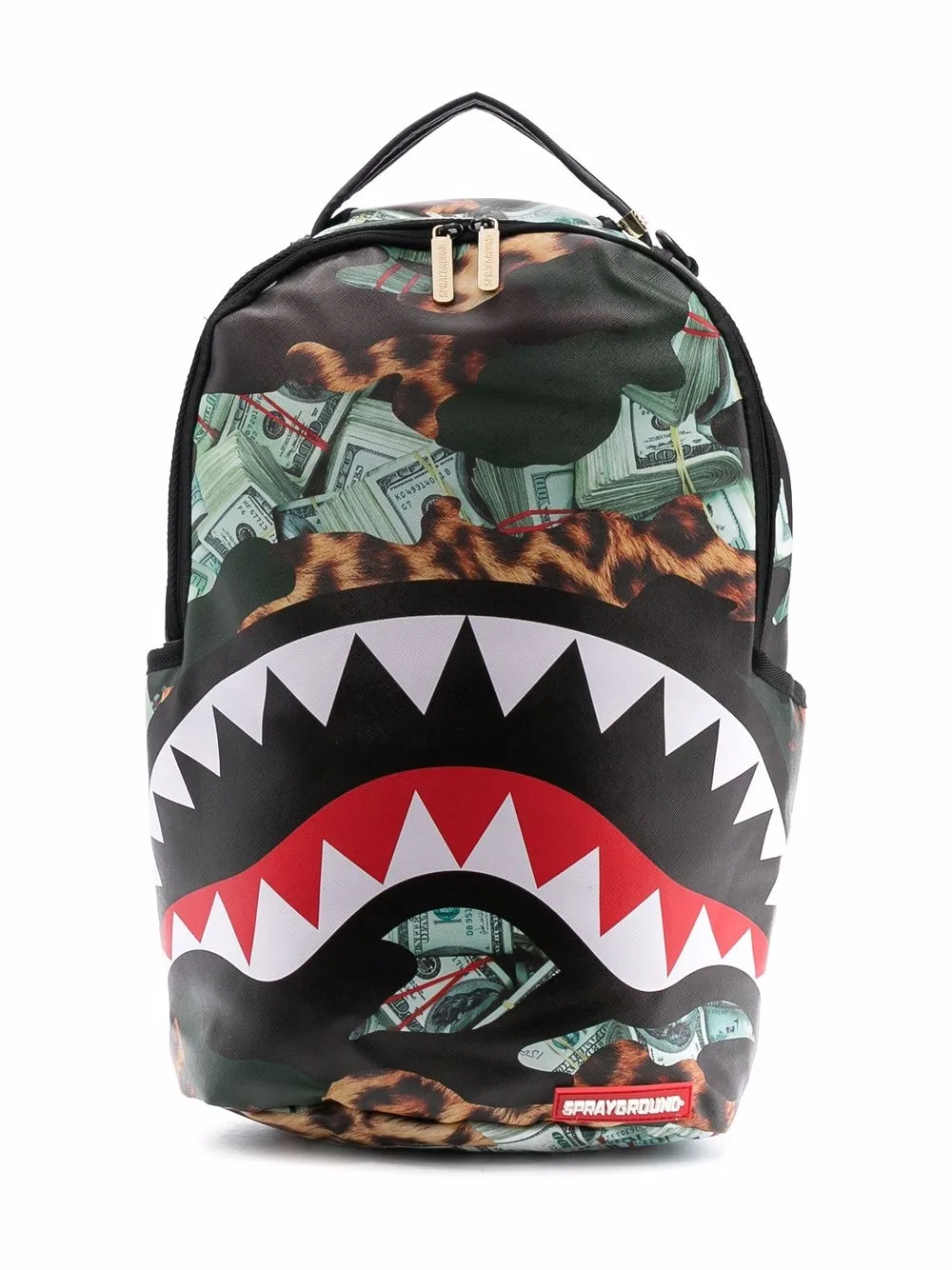 Sprayground Kid Shark teeth-print Zipped Backpack - Farfetch