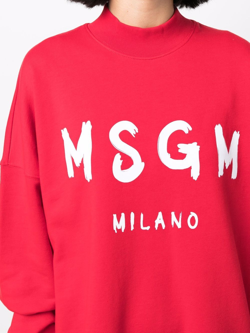 фото Msgm платье-толстовка с логотипом