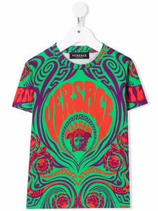 Versace Kids Medusa Head-print short-sleeved T-shirt - Farfetch