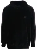 Needles side-stripe pullover hoodie - Black