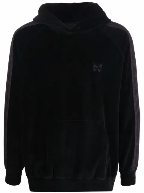 Needles side-stripe pullover hoodie