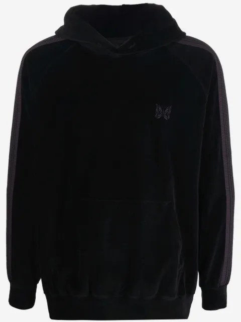 Needles side-stripe pullover hoodie