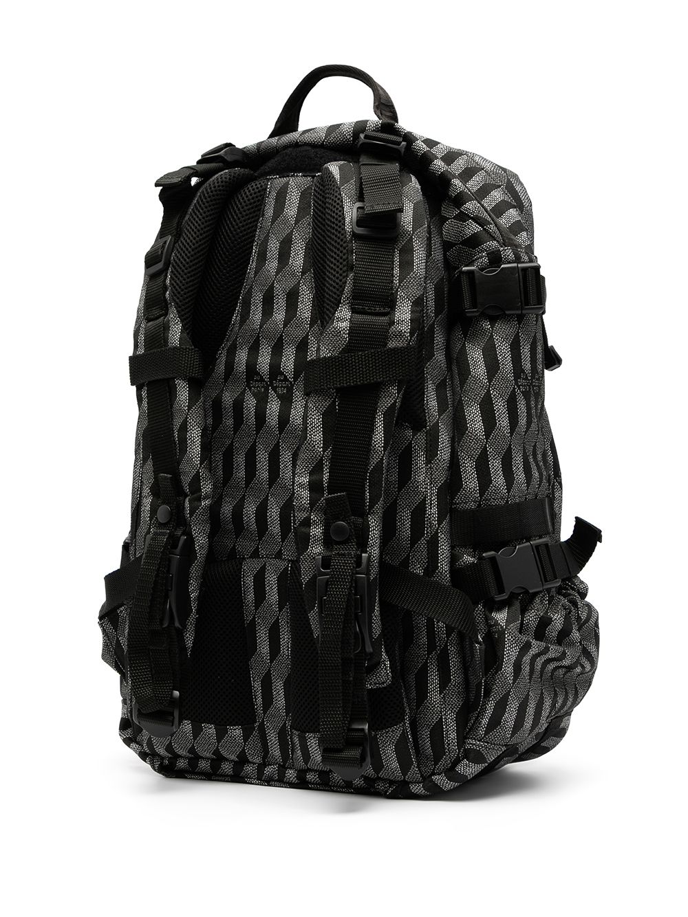 фото Au départ geometric logo-print backpack