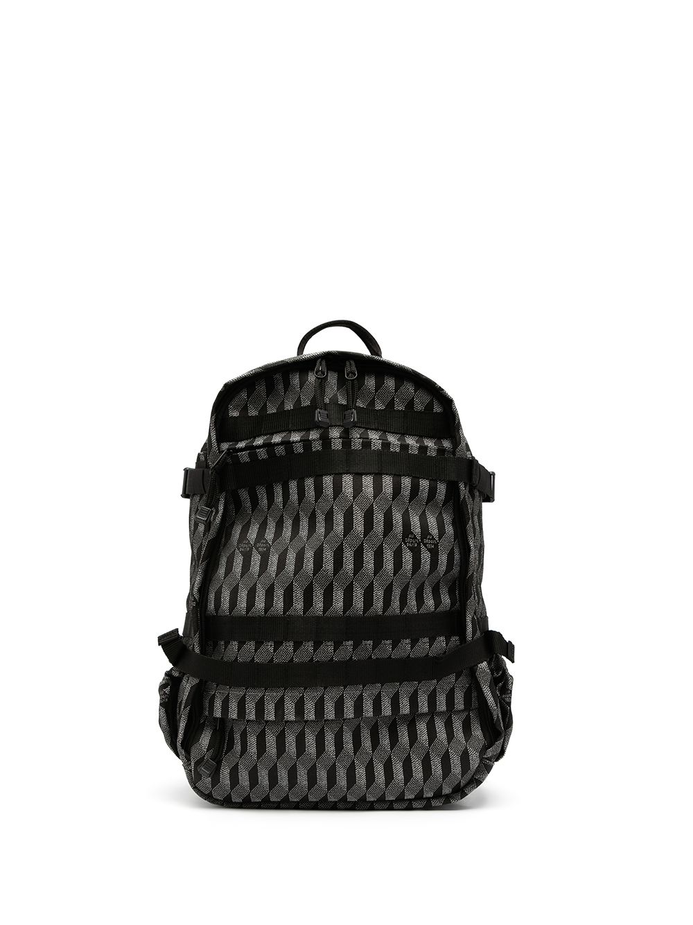 фото Au départ geometric logo-print backpack