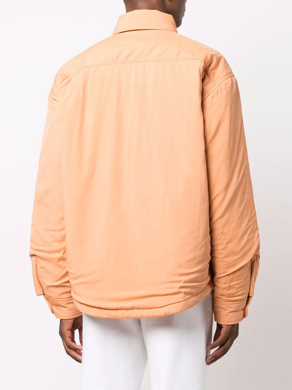 Jacquemus Gewatteerd shirtjack Oranje