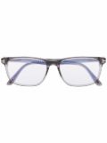 TOM FORD Eyewear rectangular-frame glasses - Grey