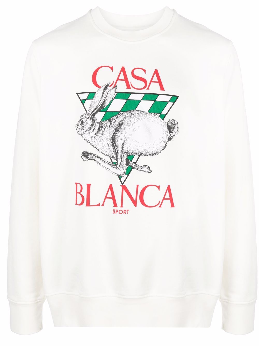 Casablanca logo-print crew-neck sweatshirt