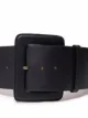Carolina Herrera wide leather waist belt