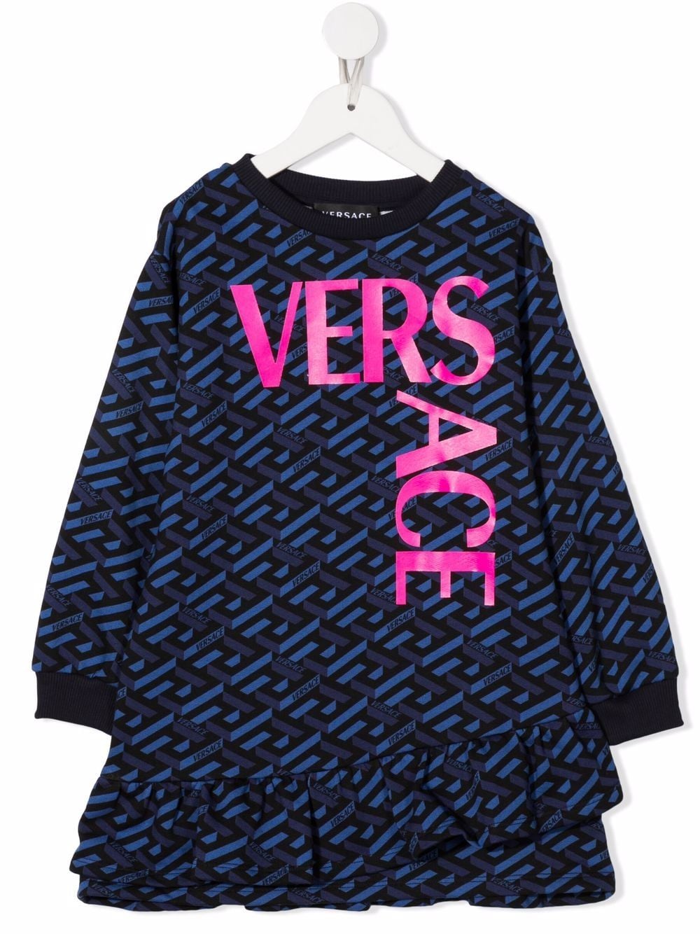 фото Versace kids платье-толстовка с логотипом