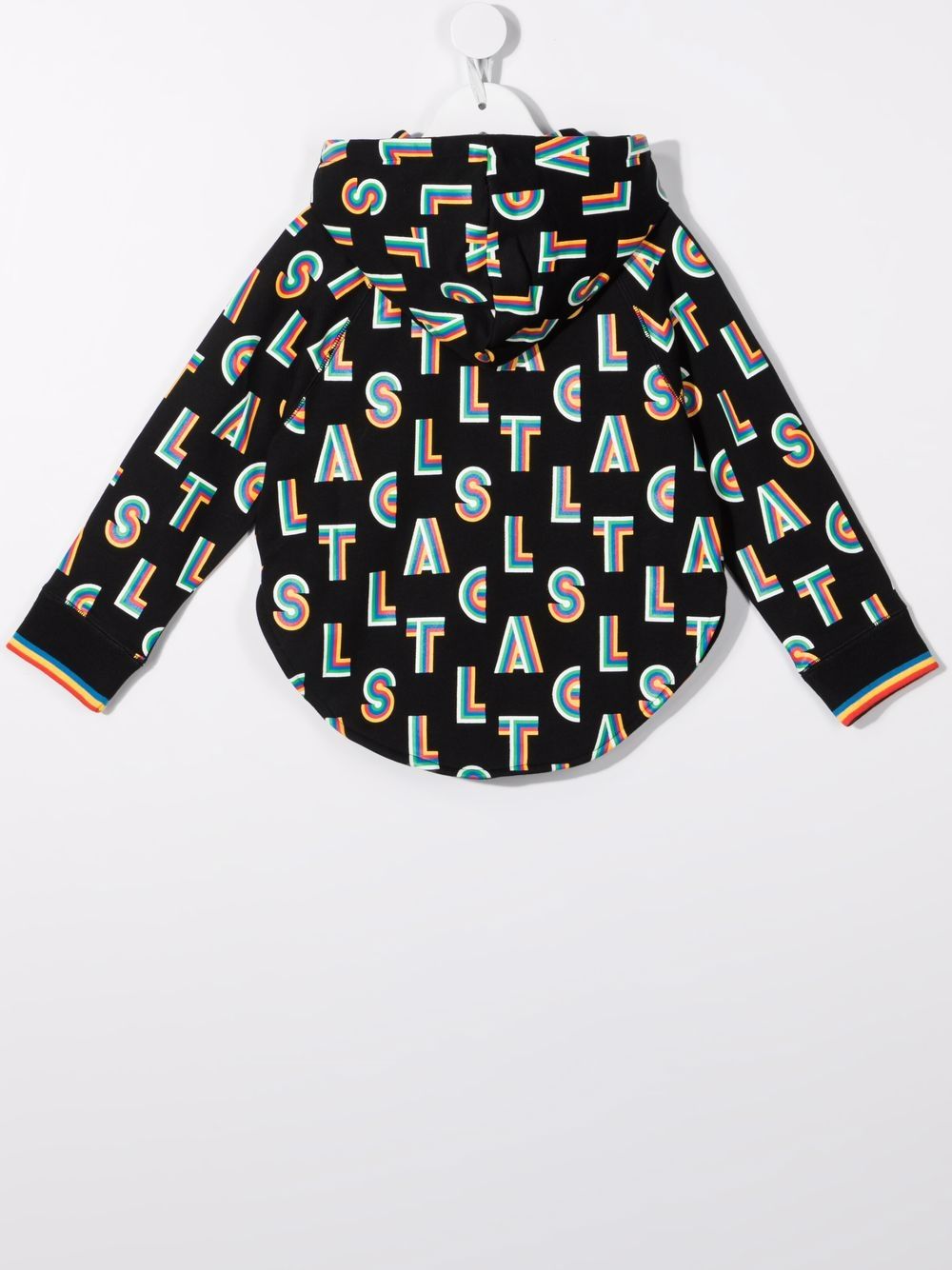 Stella McCartney Kids Hoodie met logoprint - Zwart