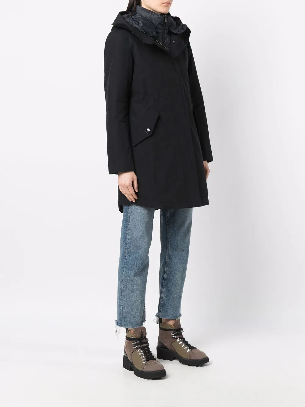 фото Woolrich двусторонняя парка