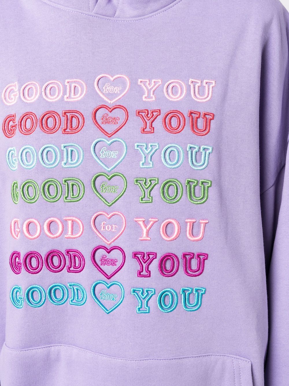 Embroidered Signature Women's Cropped Hoodie – Make It Good Apparel