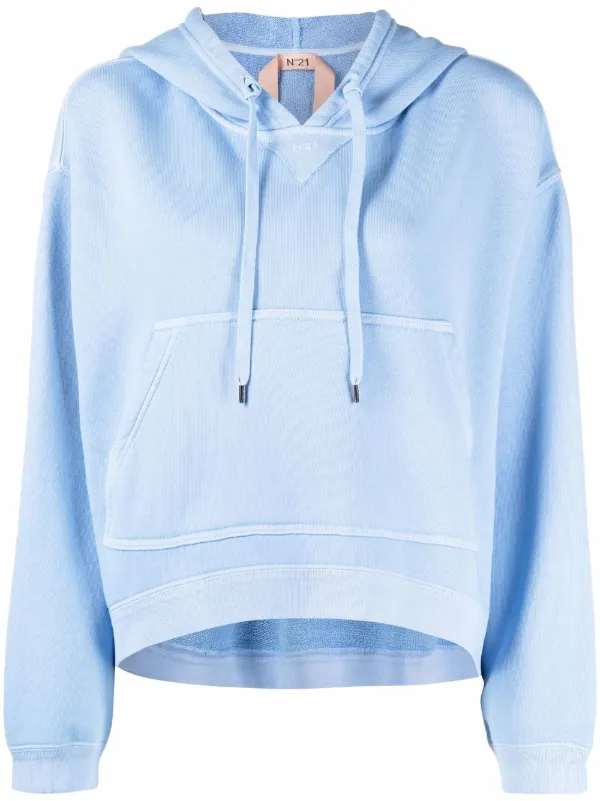 drawstring hoodie cropped