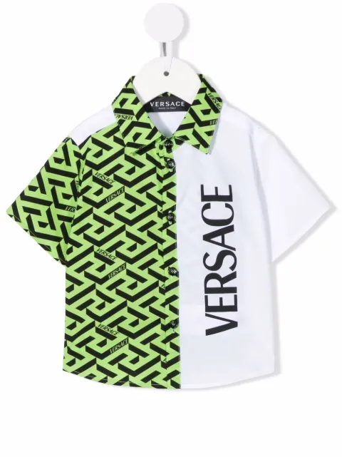 Young Versace قميص بطبعة 'لا غريكا'
