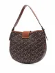 Versace Bolsa de ombro com estampa de logo