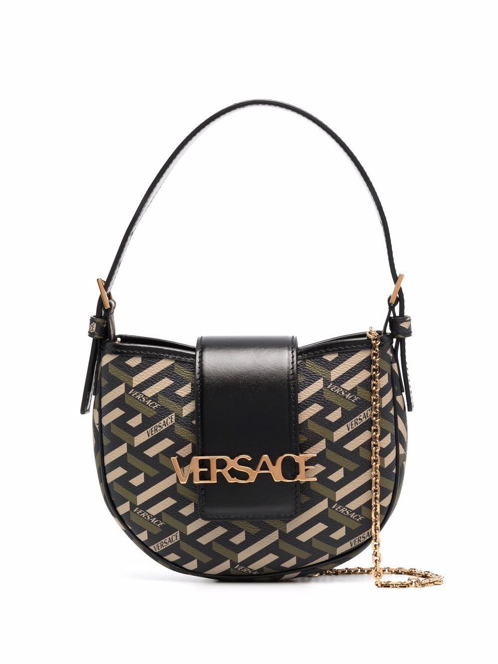 фото Versace сумка-тоут с принтом greca