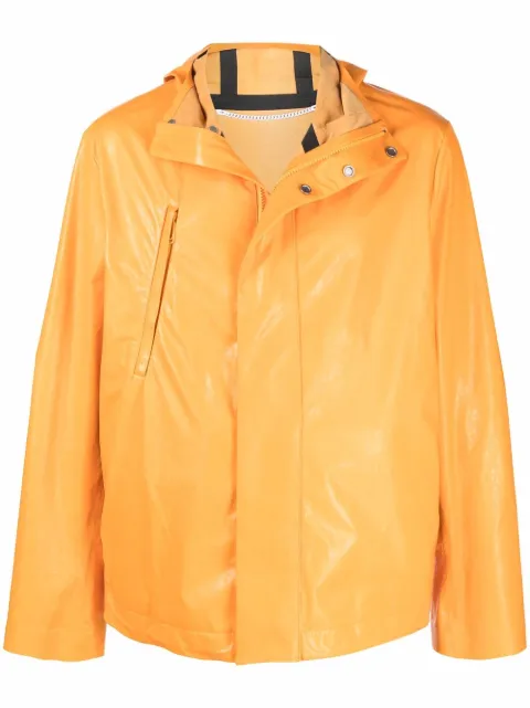 hoodless windbreaker jacket