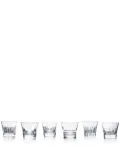 Baccarat everyday crystal tumbler set of 6 - White