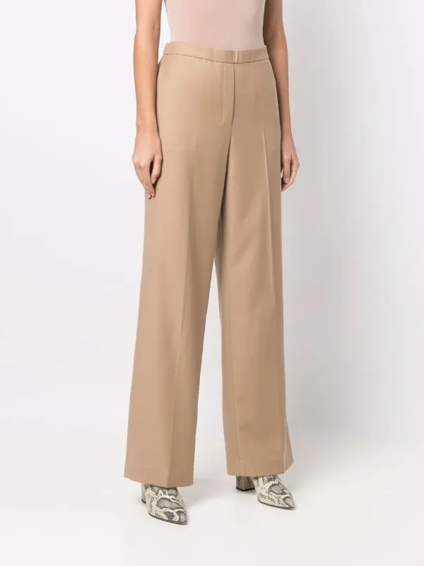 Theory high-waisted wide-leg Trousers 