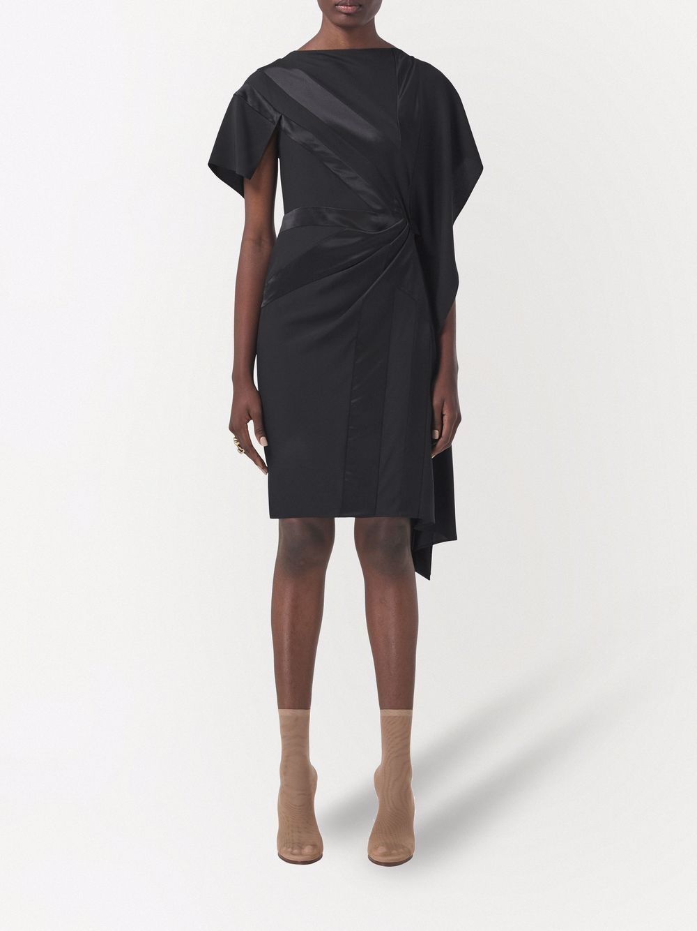 Burberry Asymmetrische jurk - Zwart