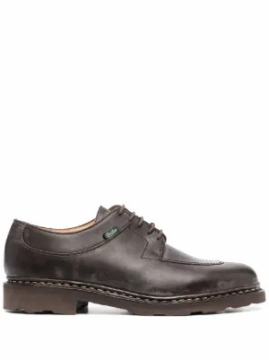 Hender Scheme Commando Blucher Leather Derby Shoes | Brown