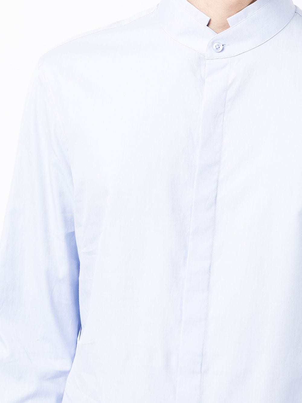 фото Shanghai tang рубашка с воротником-стойкой