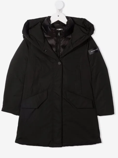 Woolrich Kids layered padded coat
