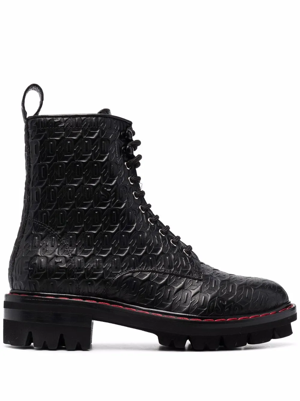 

Dsquared2 botas con monograma - Negro
