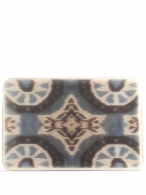 Les-Ottomans Ikat handmade tray