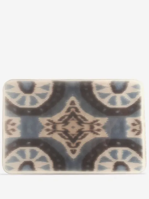 Les-Ottomans Ikat handmade tray