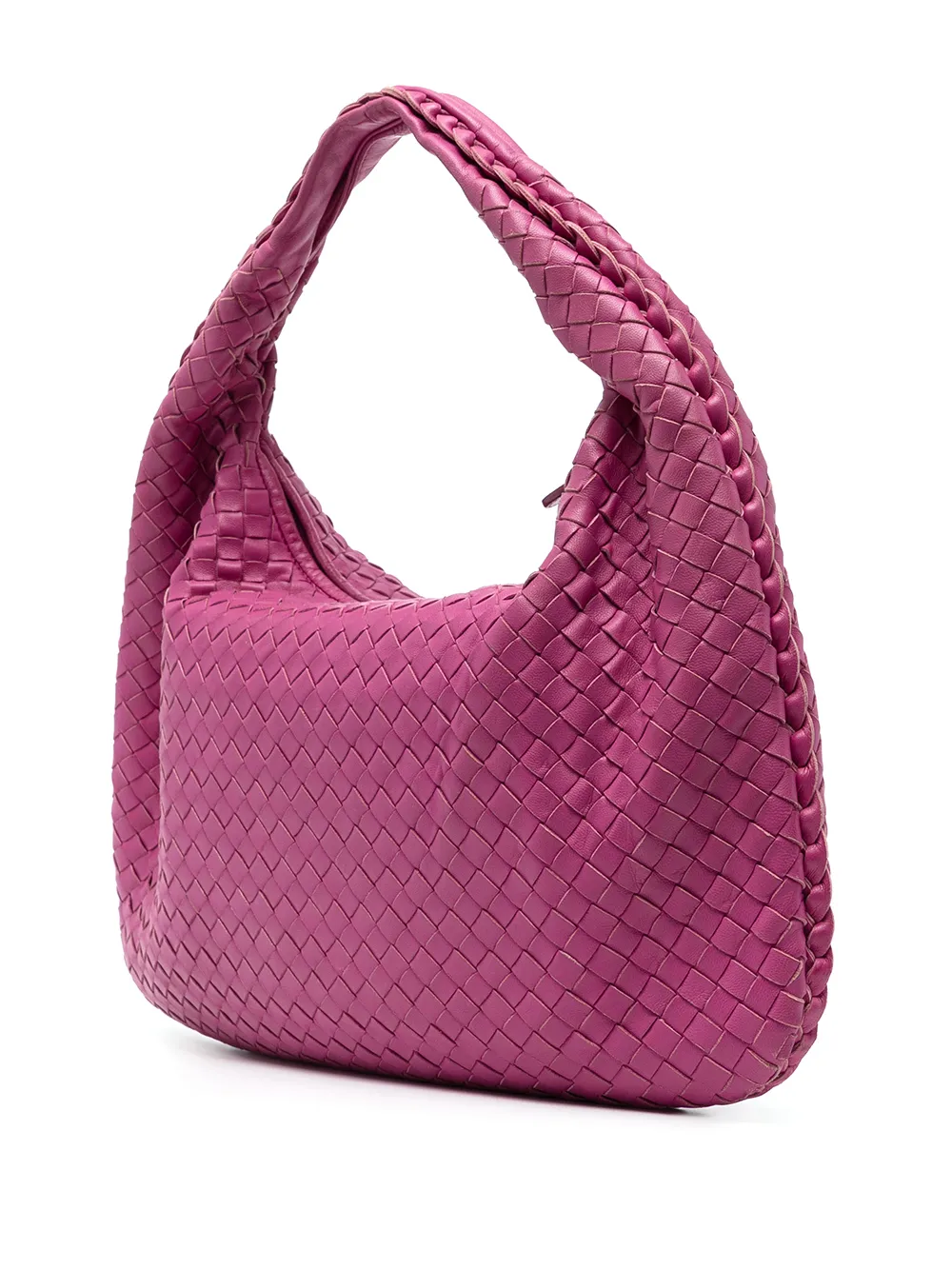фото Bottega veneta pre-owned сумка-хобо 2000-х годов с плетением intrecciato