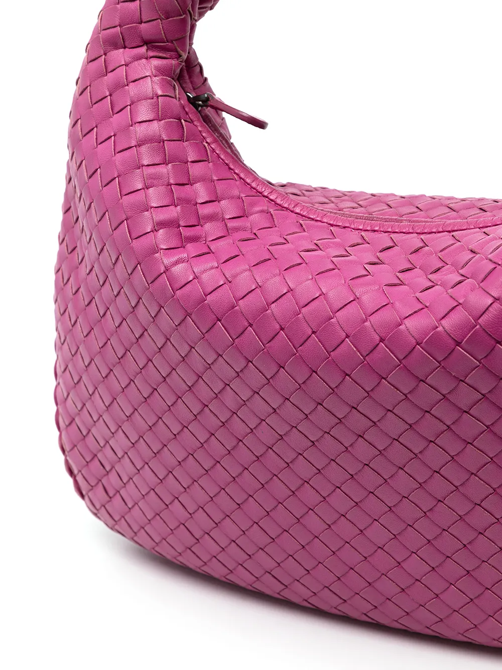 фото Bottega veneta pre-owned сумка-хобо 2000-х годов с плетением intrecciato
