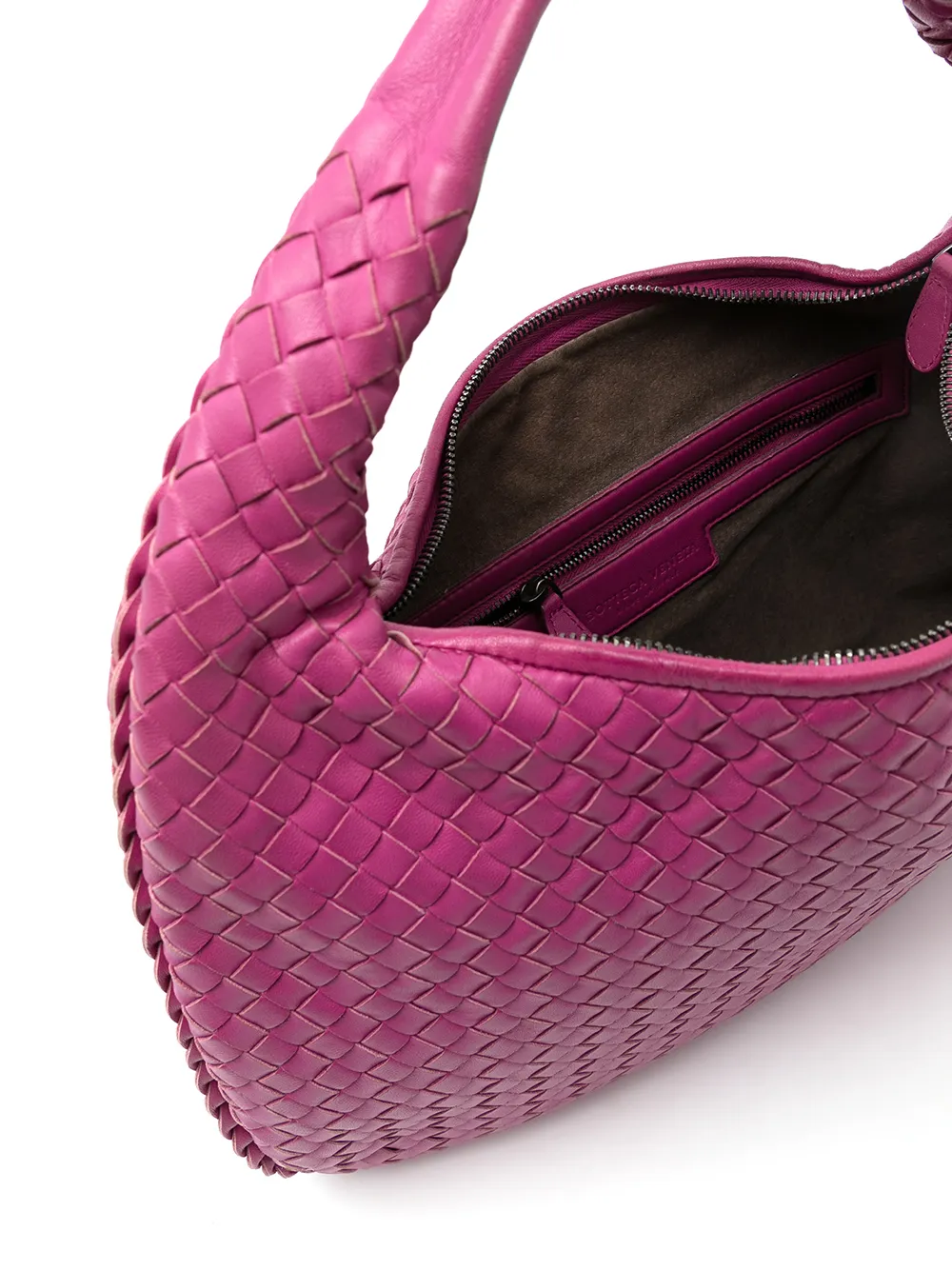 фото Bottega veneta pre-owned сумка-хобо 2000-х годов с плетением intrecciato