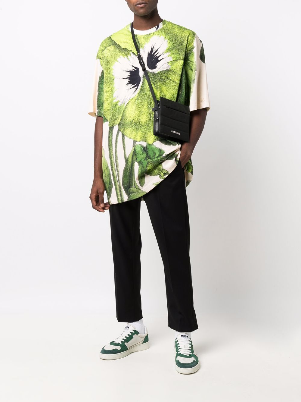 Kenzo Pansy floral-print Relaxed T-shirt - Farfetch