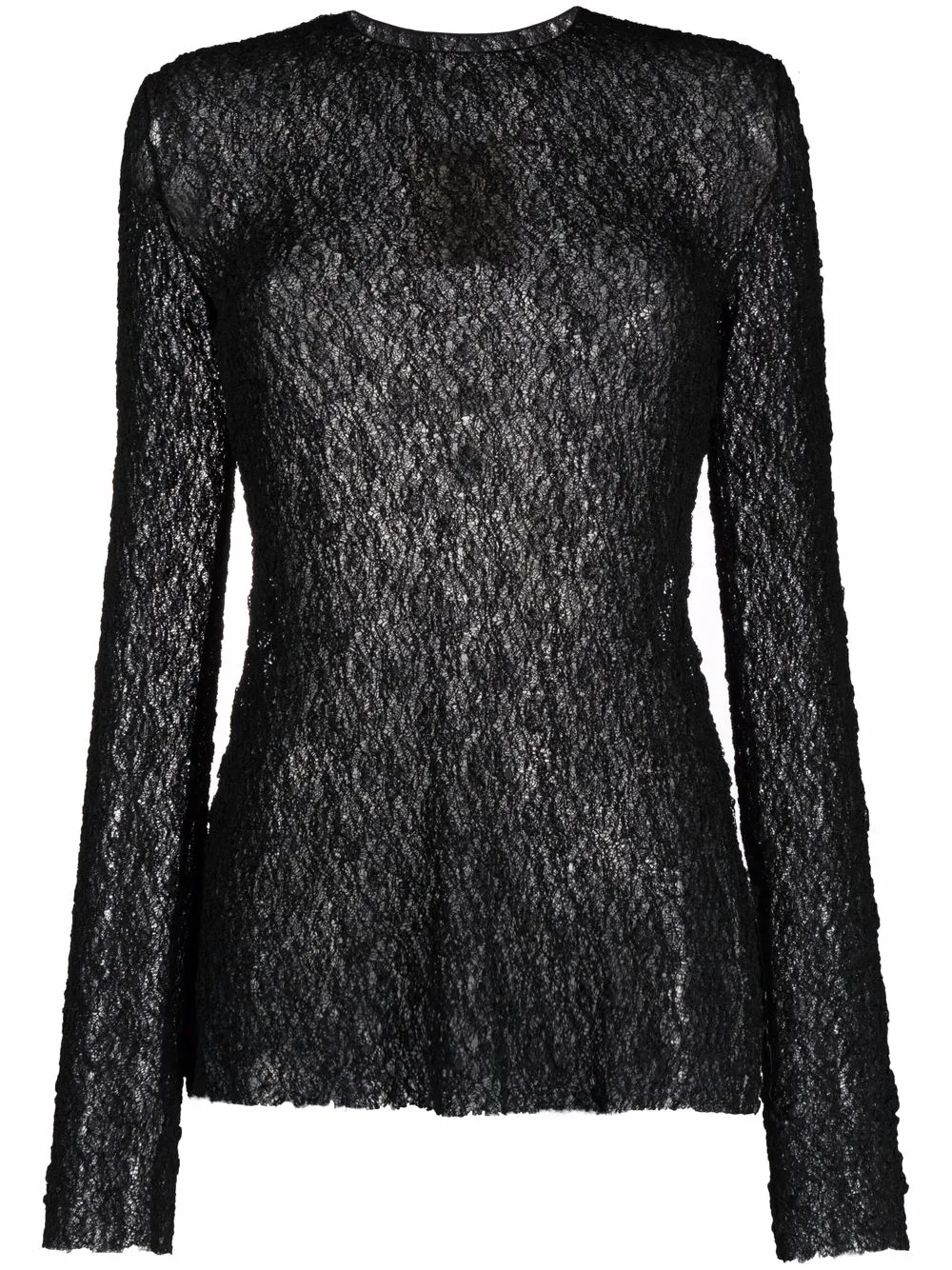 Uma Wang sheer knitted jumper | Black | Image 1